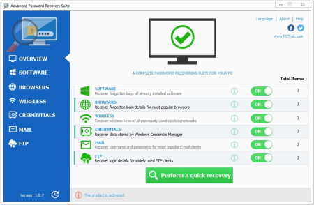 Advanced Password Recovery Suite 1.1.2 Multilingual