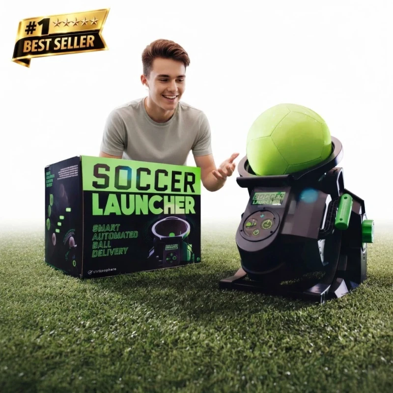 StrikeSphere Soccer Launcher Football Training Set