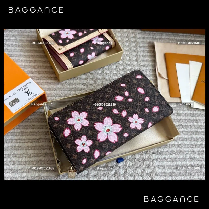 LV New Monogram Long Wallet | Full Box Edition | 19cm