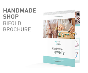 Handmade Shop Bifold / Halffold Brochure 2 - 2