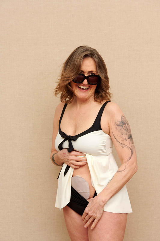 plus size ostomy bag covers swimwear