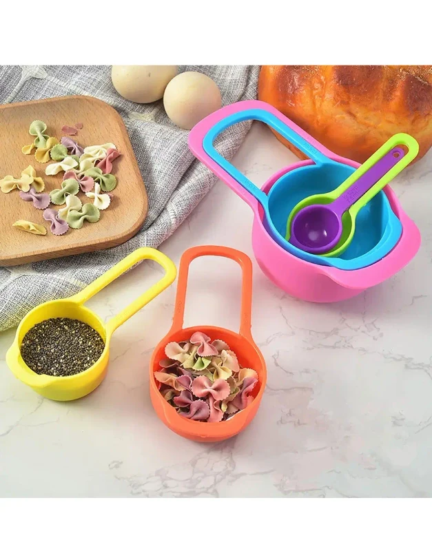 6-Piece Kitchen Measuring Spoons Set for Cooking & Baking – Random Color