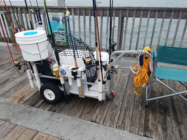 Drop Net Holder for Pier Cart Ideas?