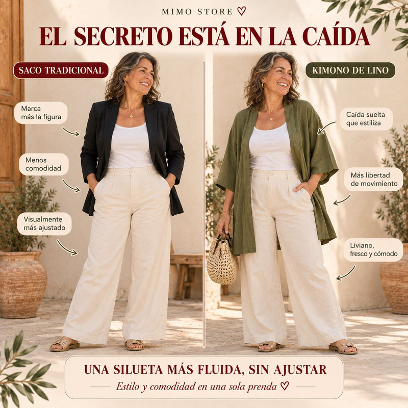 Kimono de Lino MIMO look