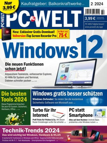 Cover: Pc Welt Magazin Februar No 02 2024