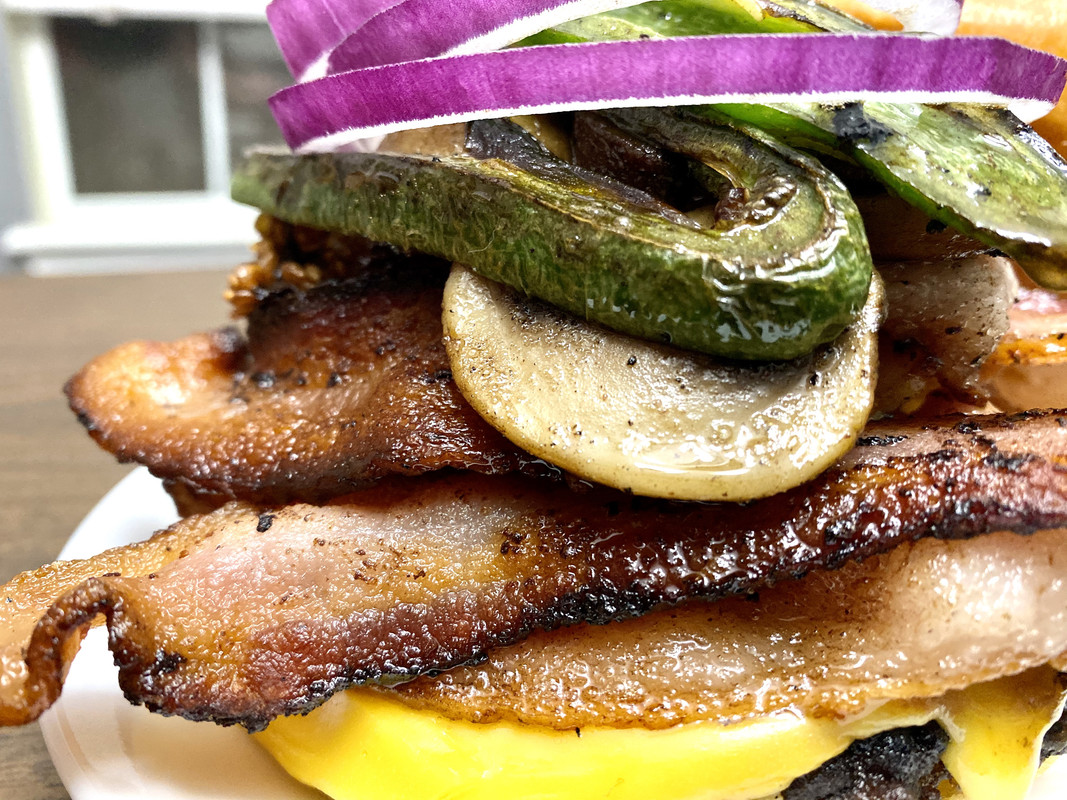 The garlic butter bacon burger from Sonic