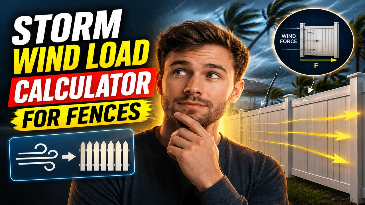 Storm Wind Load Calculator For Fences Calculate