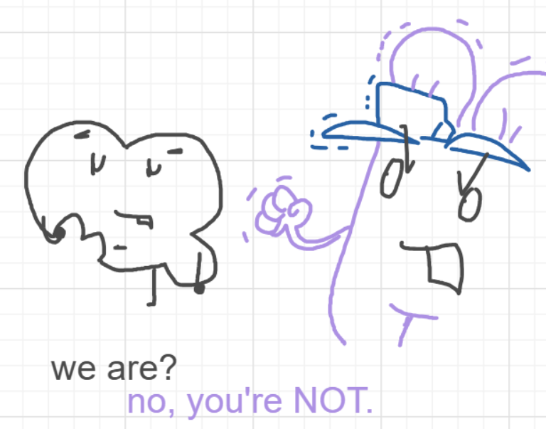 A panel from The Prime Number Few, episode eight of the Board Boards object show by Furretwalk/WalkingFurret.