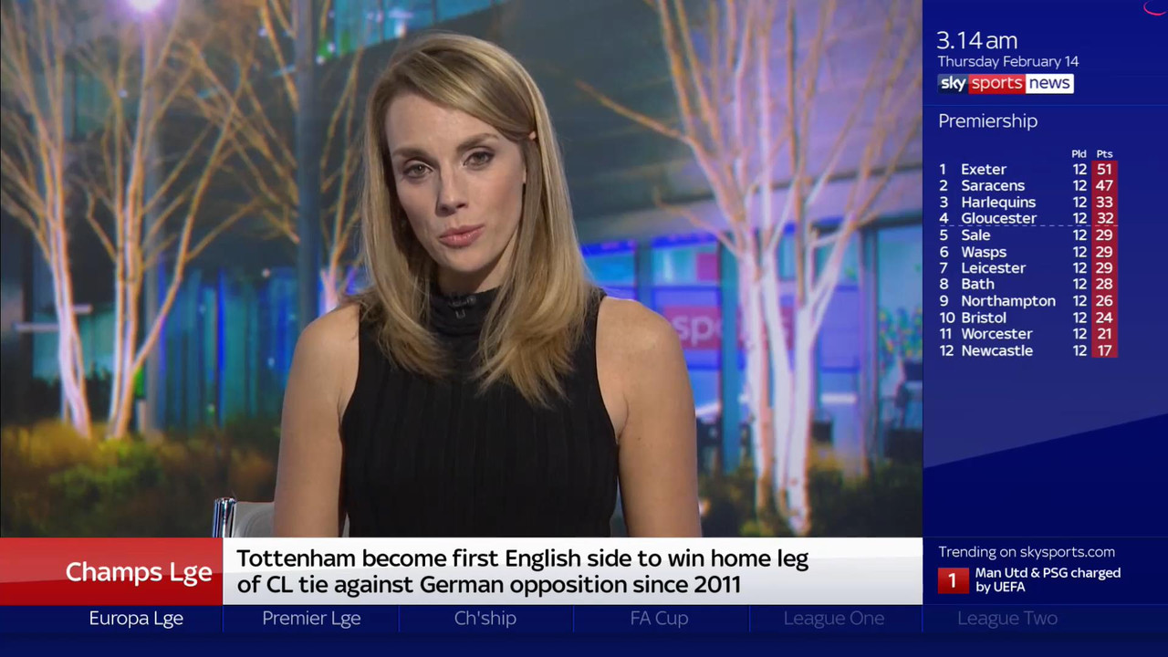 14 February - 03.03.02 - Sky Sports News. All the news from the 