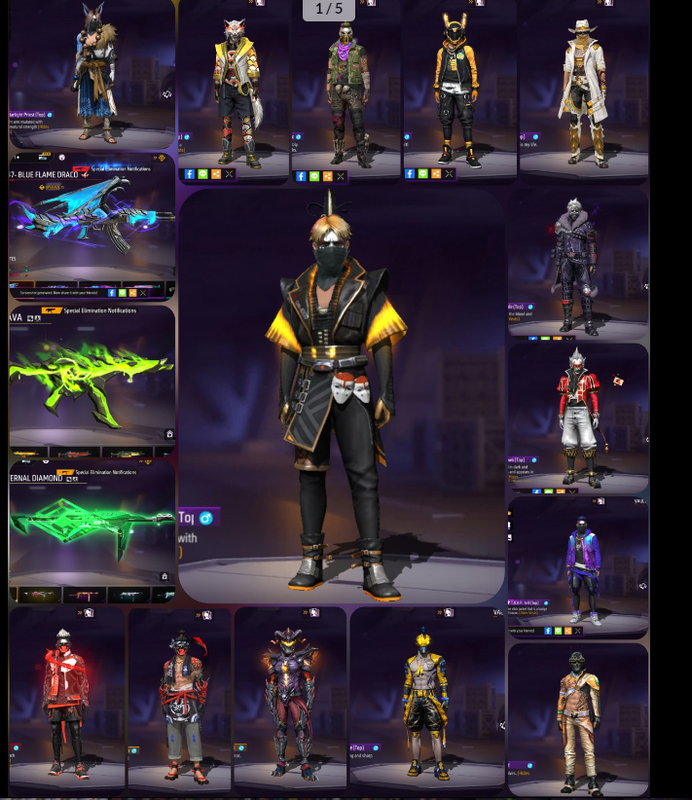 Comprar & Sell Garena Free Fire Accounts, Garena Free Fire Accounts for