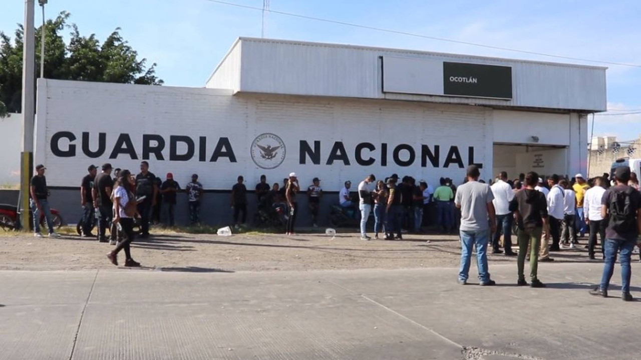 Disparos de la Guardia Nacional contra manifestantes fueron grabados