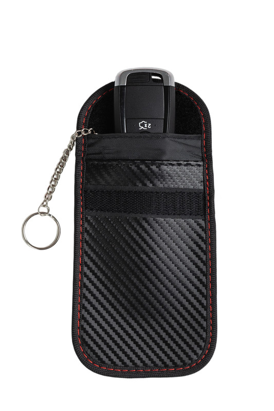 Large Black Red Key Inside