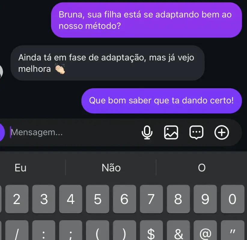 Cliente PlaySpark feliz com a qualidade do material