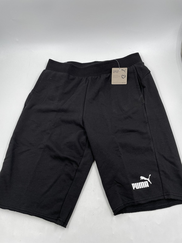 PUMA ESS SHORT 12" COTTON BLACK SHORTS MENS LARGE 84681801 | MDG Sales, LLC