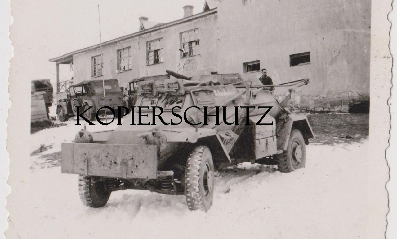 Sdkfz Späh Panzer Wintertarn Kennung Schwabenland Oranienbaum Le
