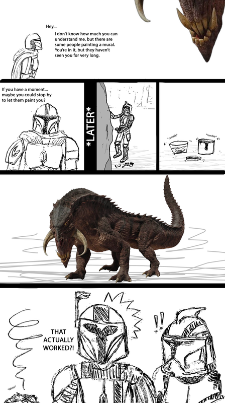 ch 31 mythosaur painting sketch comic 1 9 25