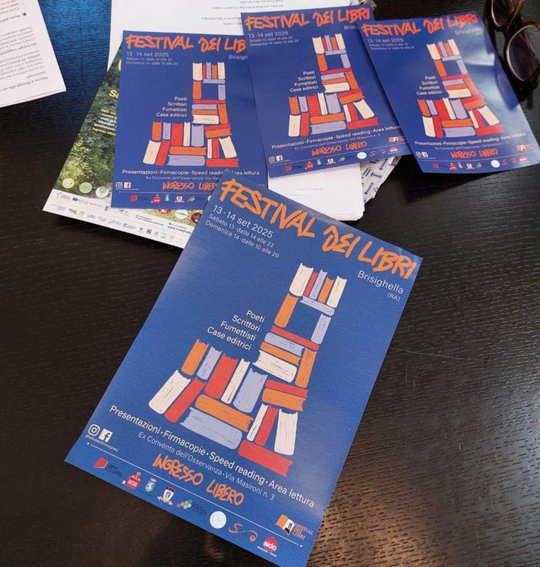 Al via il primo Festival dei Libri  il 13 e 14 settembre a Brisighella (Ra)