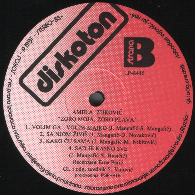 Amela Zukovic 1991 sB