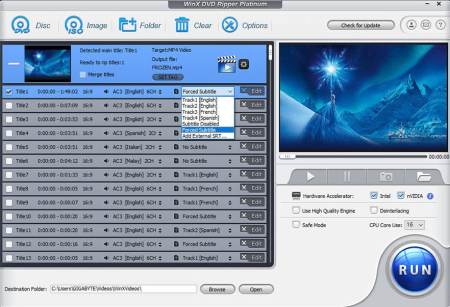 WinX DVD Ripper Platinum 8.21.0.246 Multilingual Portable