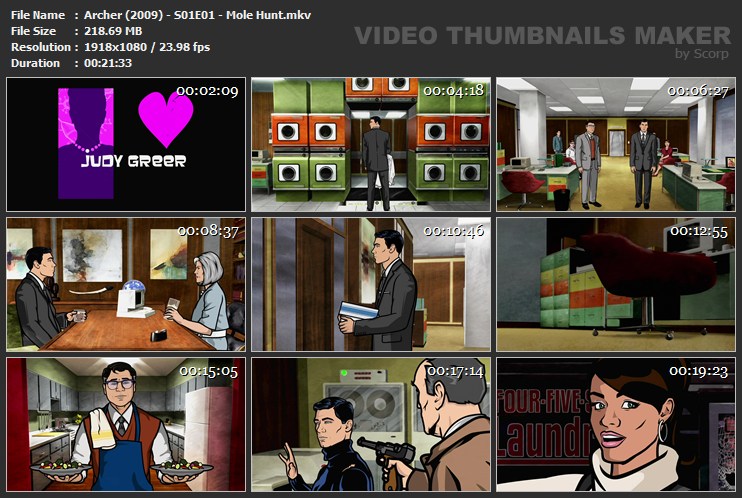 Archer (2009) - S01E01 - Mole Hunt.mkv