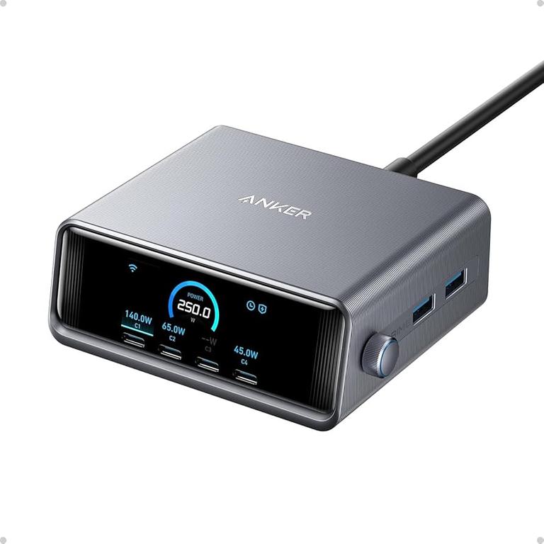 Anker Prime 250W charging station with six ports
