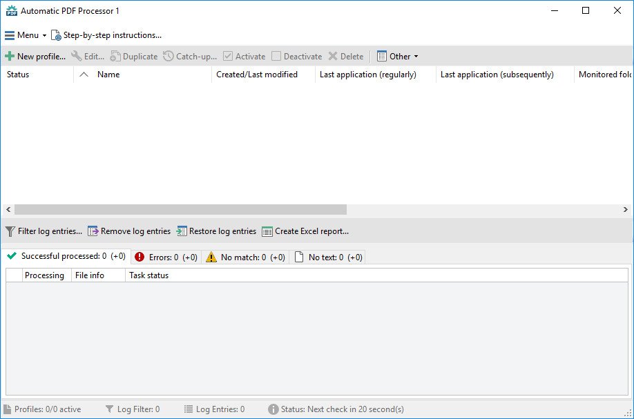 Gillmeister Automatic PDF Processor version 1.9.1 Gillmeister Automatic PDF Processor version 1.9.1