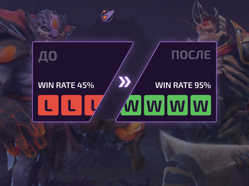 Поднятие винрейта и MMR в Dota 2