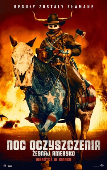 Noc oczyszczenia: Żegnaj Ameryko / The Forever Purge (2021) PL.AC3.DVDRip.XviD-GR4PE | Lektor PL
