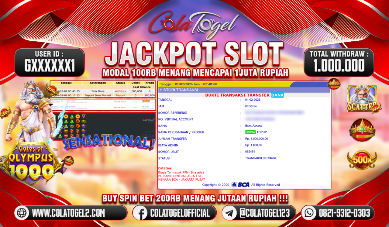 JACKPOT SLOT GACOR!!