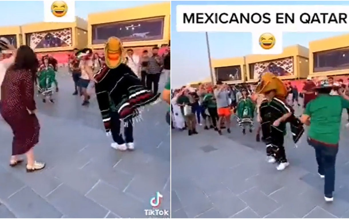 Mexicanos en Qatar bailan “El Tucanazo”