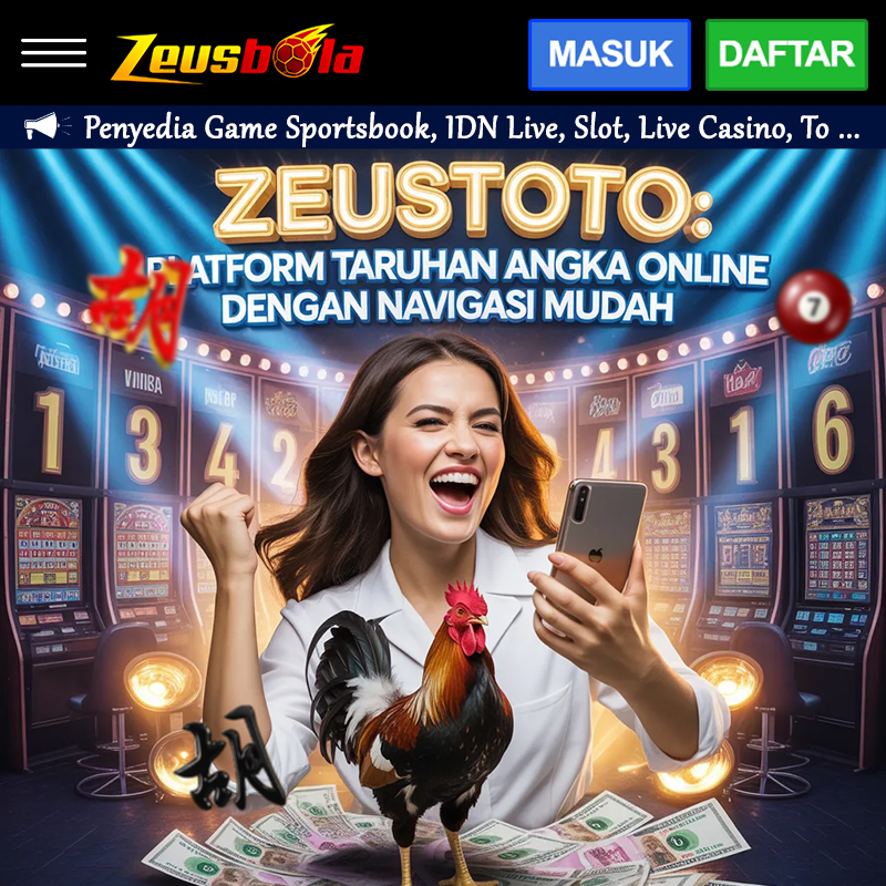 ZEUSTOTO: Platform Taruhan Angka Online dengan Navigasi Mudah image 1