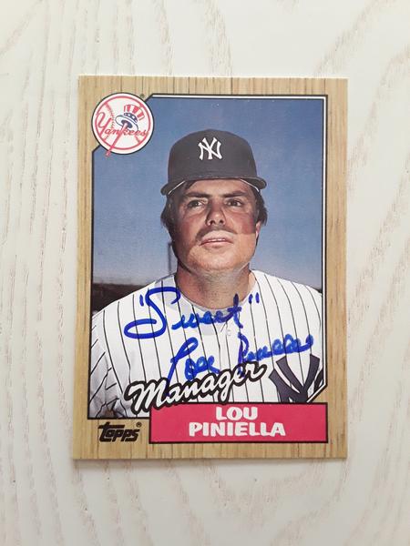 1987 Topps #168 Sweet Lou Piniella