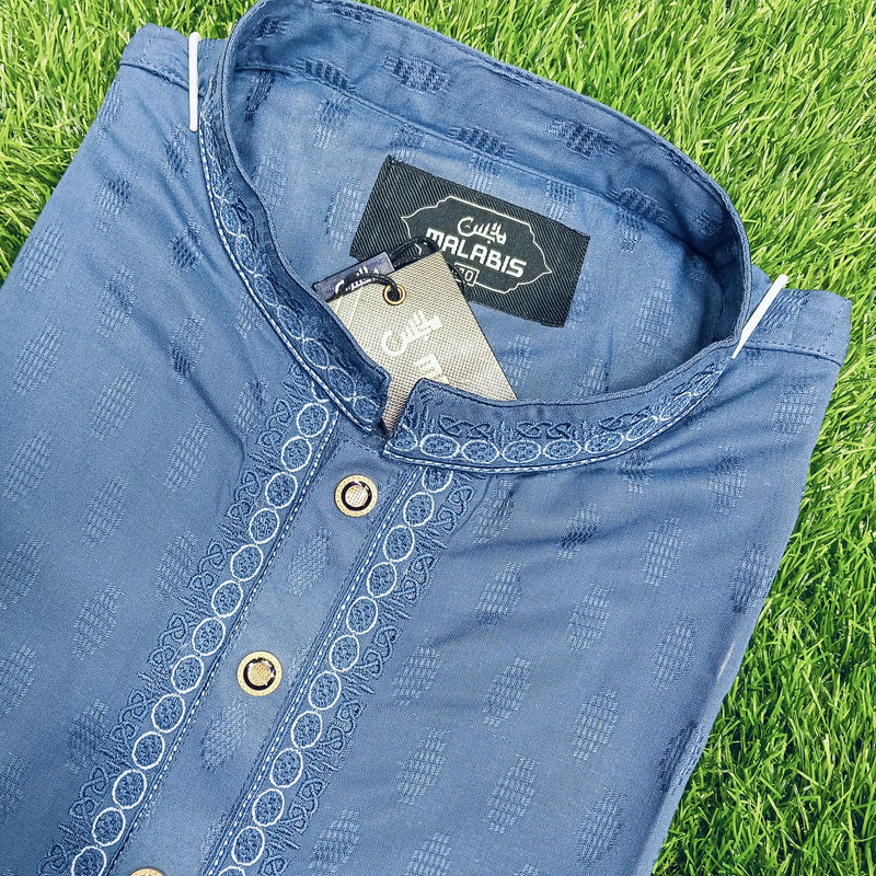 ঈদ স্পেশাল! মালাবিস সফট ট্যানসিল কটন এমব্রয়ডারী পাঞ্জাবী