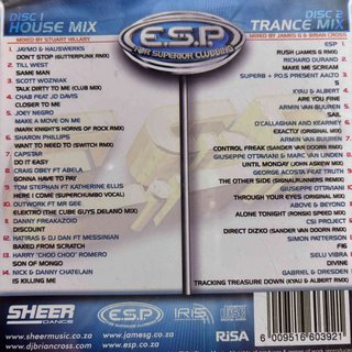 James G. Brian Cross & Stuart Hillary: ESP (Mixed) : CD