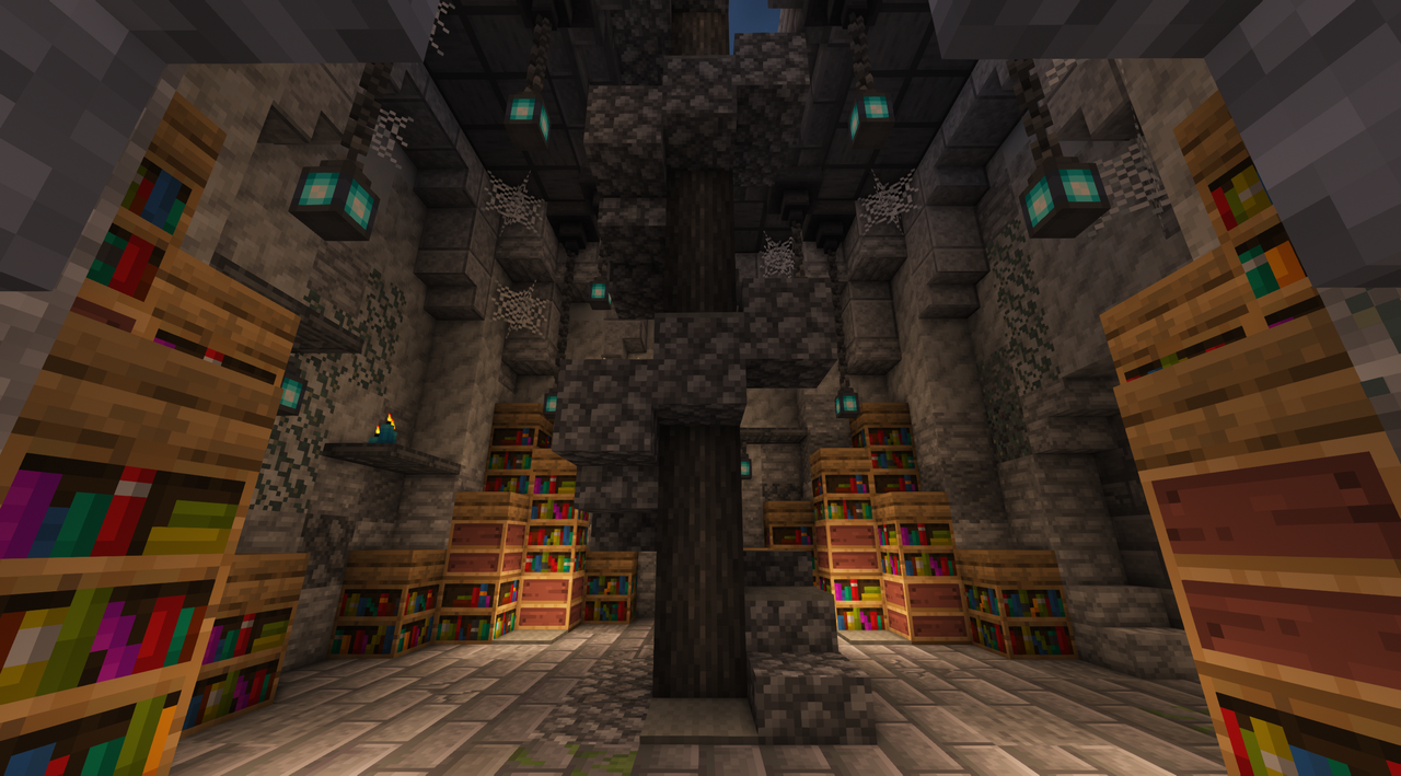Floating Arctic Fortress (with creation Prozess) Minecraft Map