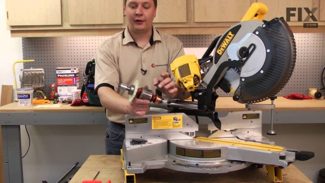 Removing Moisture From the Miter Saw Motor