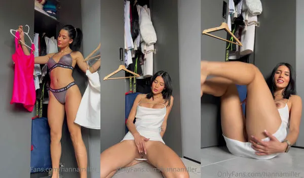 Hanna Miller Masturbates Using Her Fingers
