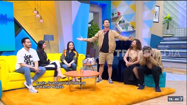 Raffi Ahmad dalam acara OKE BOS