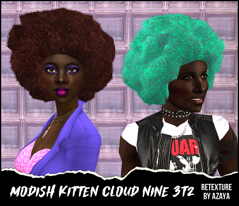 Modish Kitten Cloud Nine afro preview
