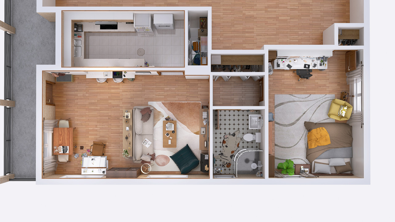 Floor plan of your apartment