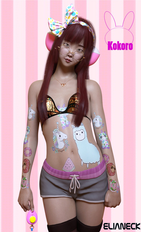 Kokoro for Genesis 8 Female Kokoro for Genesis 8 Female