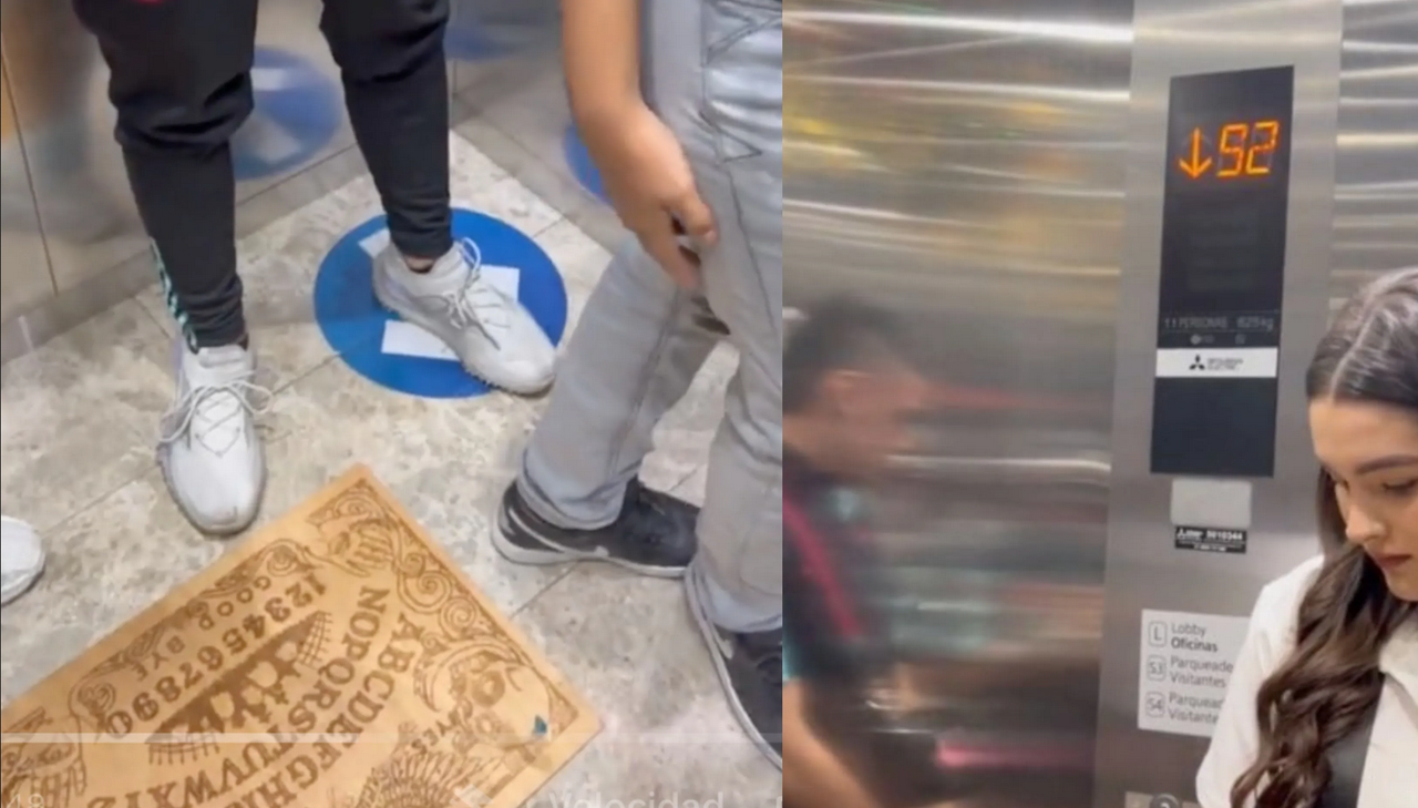 Broma en elevador con ouija desata miedo en TikTok (video)