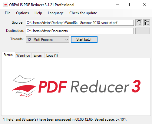 ORPALIS PDF Reducer 3.1.21 Professional