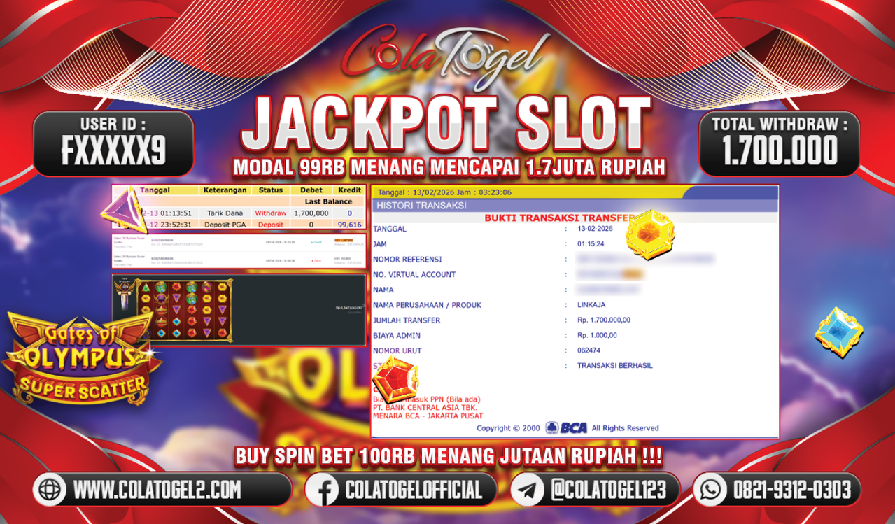 JACKPOT SLOT GACOR!!