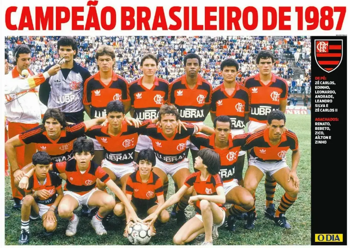 Time do Flamengo campeão em 1987