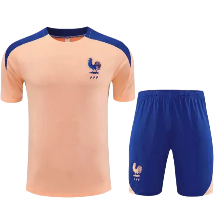 2526 season France Training clothes suit Short sleeve Fan version