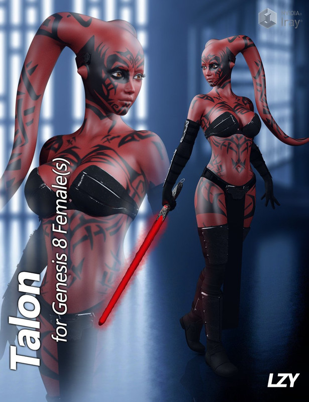 Talon for Genesis 8 Female Talon for Genesis 8 Female