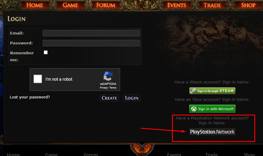 Help and Information - How to login with my PS4/PSN account? and How it  works if my PC email and PS4 email are the same? - Forum - Path of Exile