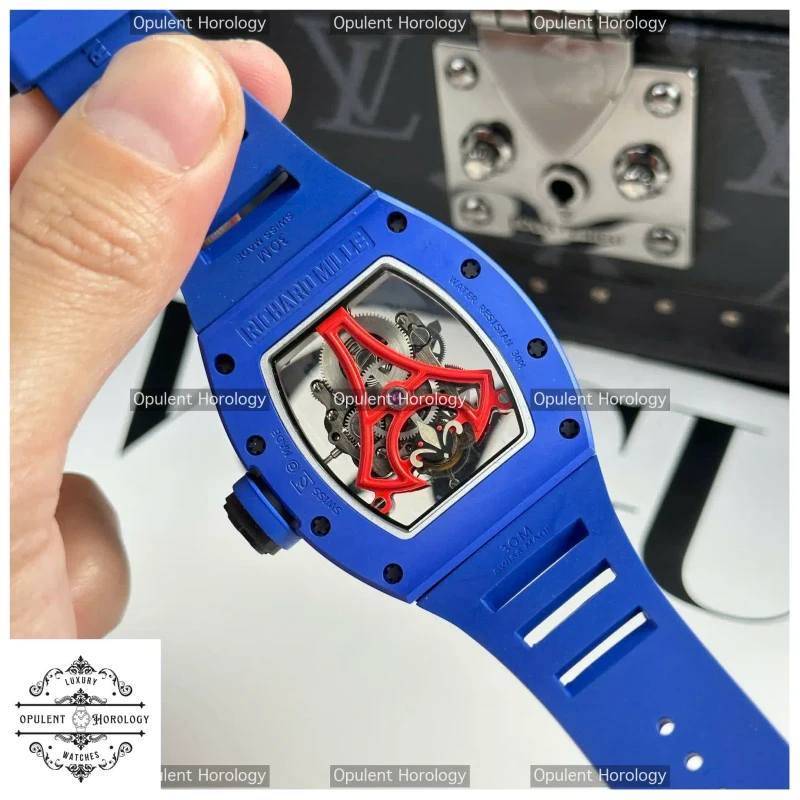 Richard Mille RM52-03 PSG Blue Ceramic - 42.7 mm Replica