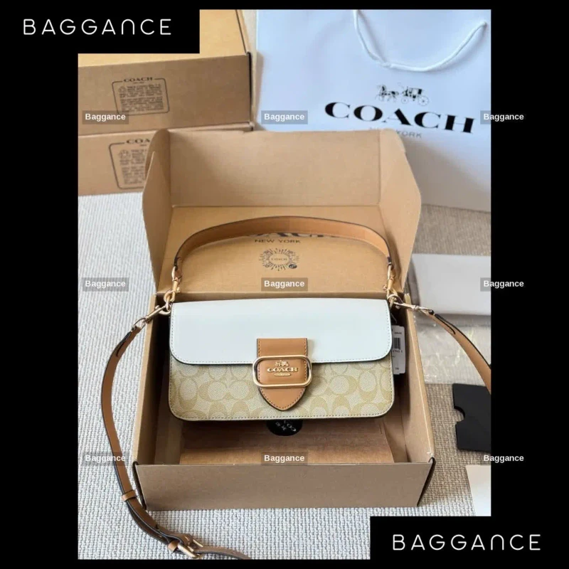 Coach New Morgan Baguette Bag – Heritage Color Palette | Ref: EVCAFW-028 | 27cm